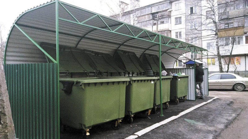 В Сыктывкаре установили евроконтейнеры для сбора отходов